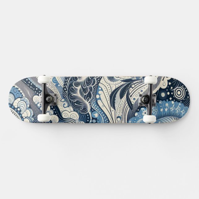 Home Studio Indigo Bloom Mini Skateboard Bräda 18,5 Cm (Horz)
