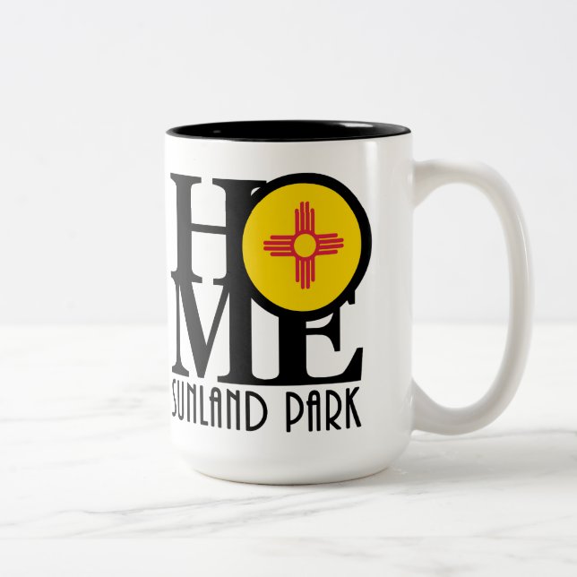 HOME Sunland Park New mexico 15oz Två-Tonad Mugg (Höger)