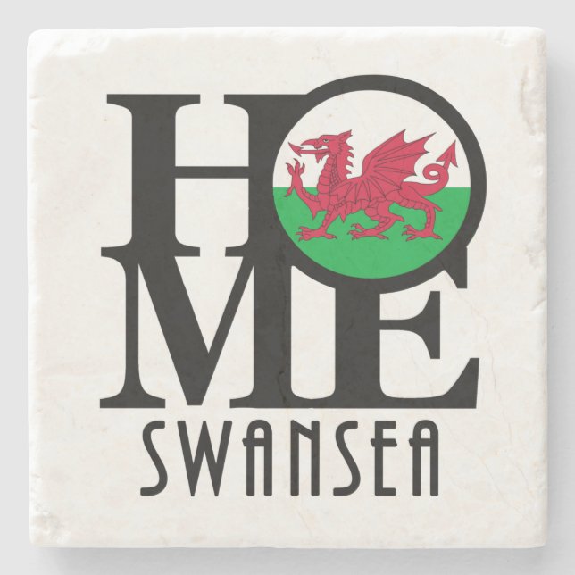 HoME Swansea Wales Stenunderlägg (Framsidan)