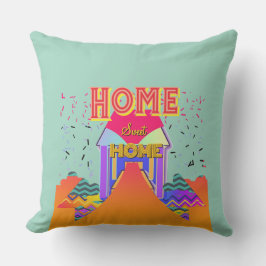 Home Sweet Home Aqua Kudde