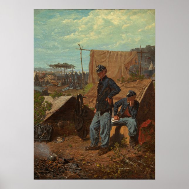 Home, Sweet Home, c.1863 (olja på arbetsyta) Poster (Framsidan)
