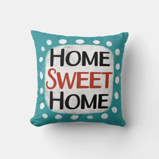 Home Sweet Home Dekorativ kudde (Framsida)