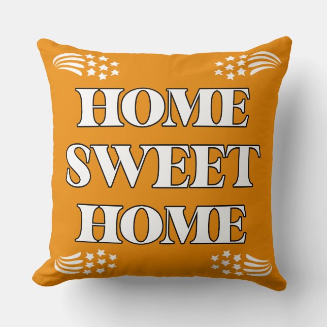 Home Sweet Home Dekorativ kudde (Framsida)