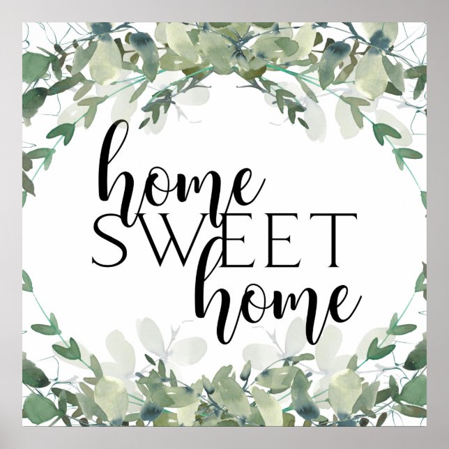 Home Sweet Home Farmhouse Poster (Framsidan)