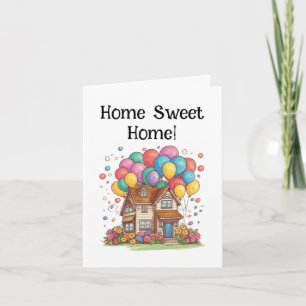 Home Sweet Home Firande Anteckningskort