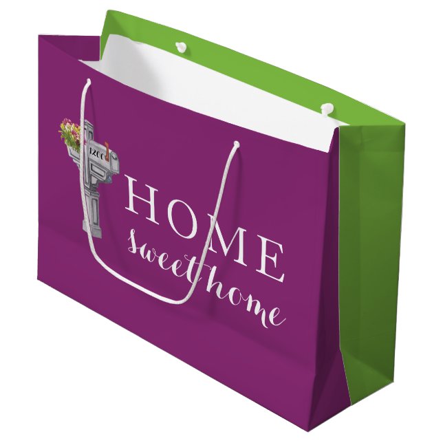 Home Sweet Home Gift-fack (Framsidan Vinklad)