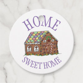 Home Sweet Home Gingertea House Helgdag Gåvor Etiketter