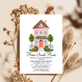 Home Sweet Home Housewarming Party Invitation Card Inbjudningar