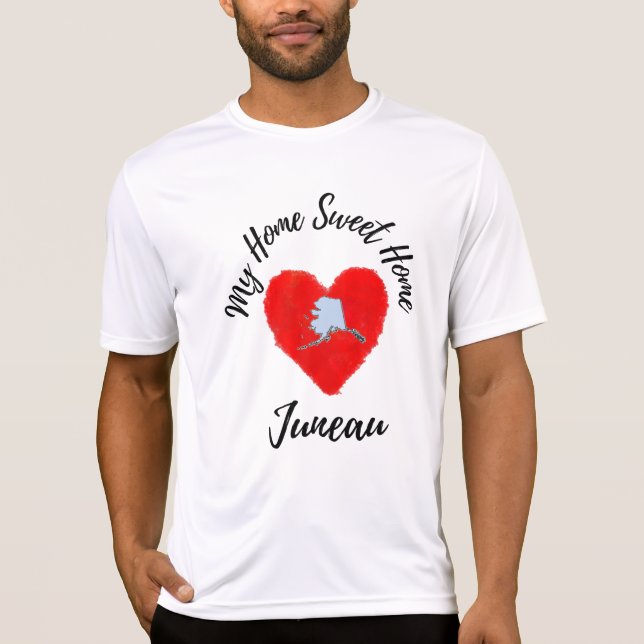 Home Sweet Home Juneau T Shirt (Framsida)