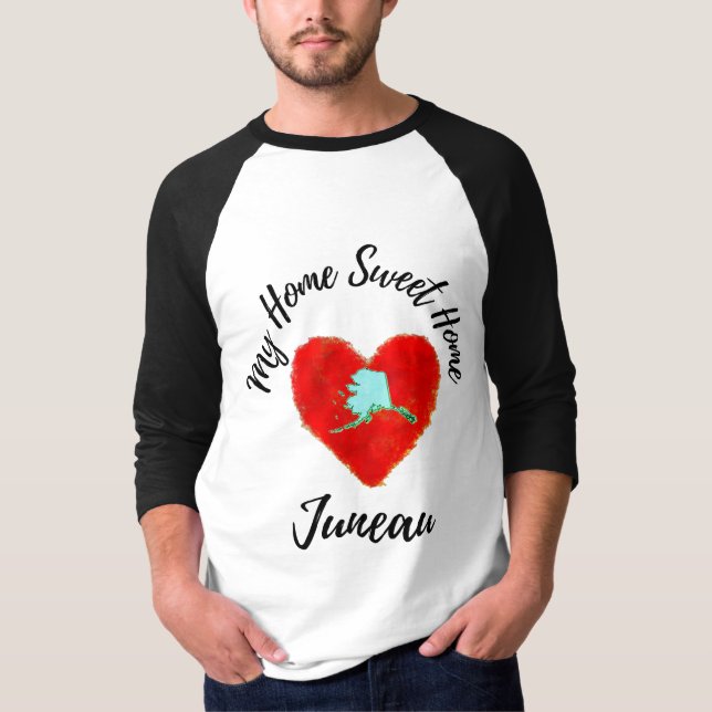 Home Sweet Home Juneau T Shirt (Framsida)