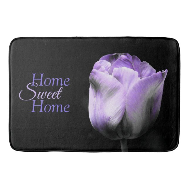 Home Sweet Home Lila Tulip Badrumsmatta (Framsidan)