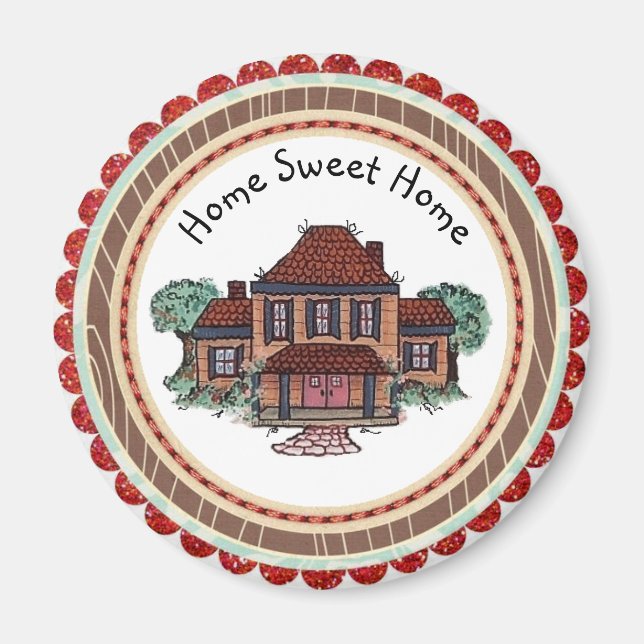 Home Sweet Home Magnet (Framsidan)