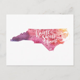 Home Sweet Home North Carolina Vykort