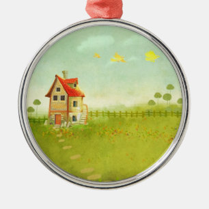 Home Sweet Home ornamet Julgransprydnad Metall
