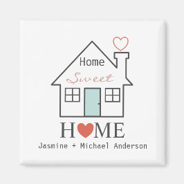 Home Sweet Home personlig Magnet