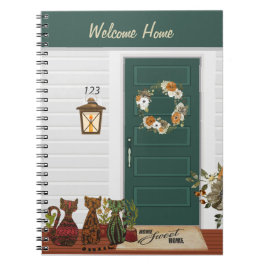 Home Sweet Home Photo Bok Anteckningsbok