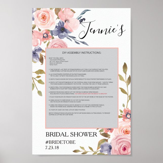 Home Sweet Home Photo Prop Poster Ram (Framsidan)