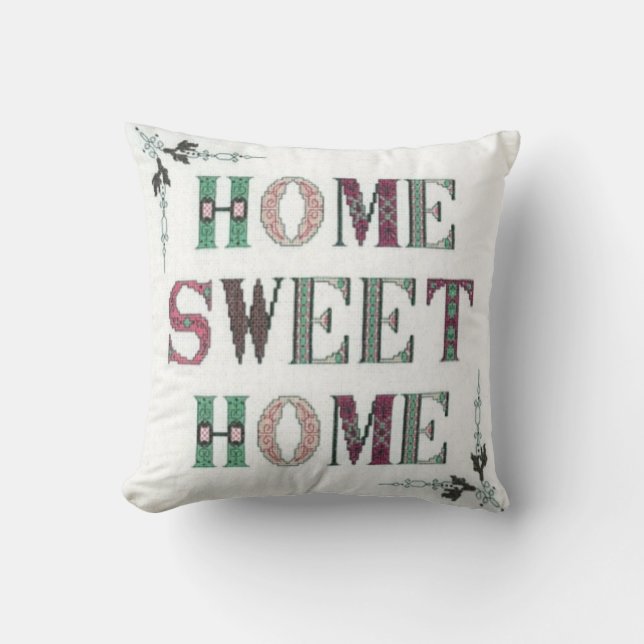 Home Sweet Home Pillow Kudde (Framsida)