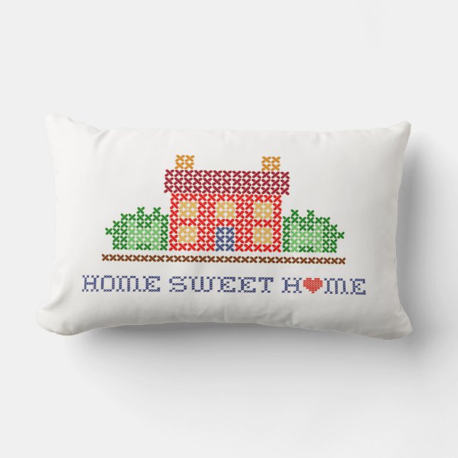 Home Sweet Home Pillow Lumbarkudde (Framsida)