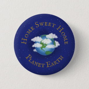 "Home Sweet Home Planet Earth" Whimsical Astronomy Knapp