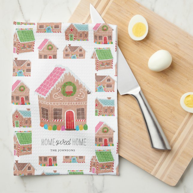 Home Sweet Home Towel Kökshandduk (Vikt i Fjärdedel)