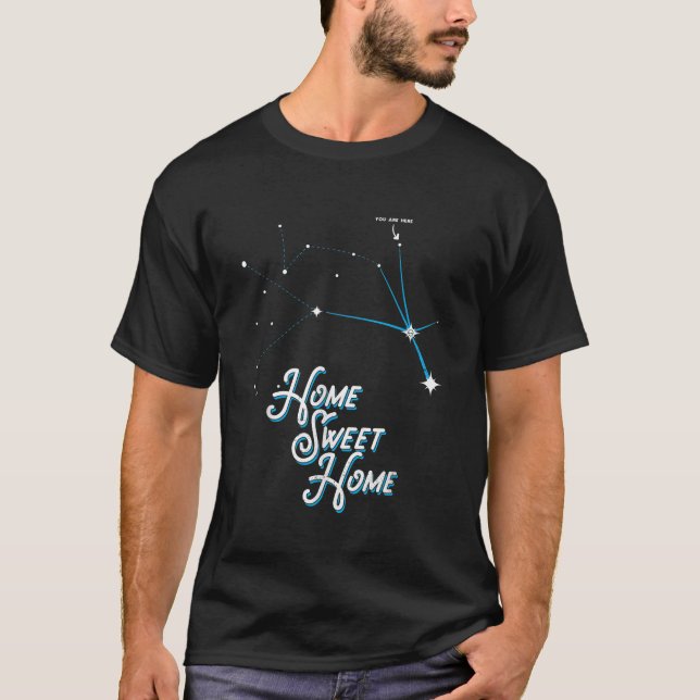 Home Sweet Home Zeta Reticuli Alien Betty Backe St T Shirt (Framsida)