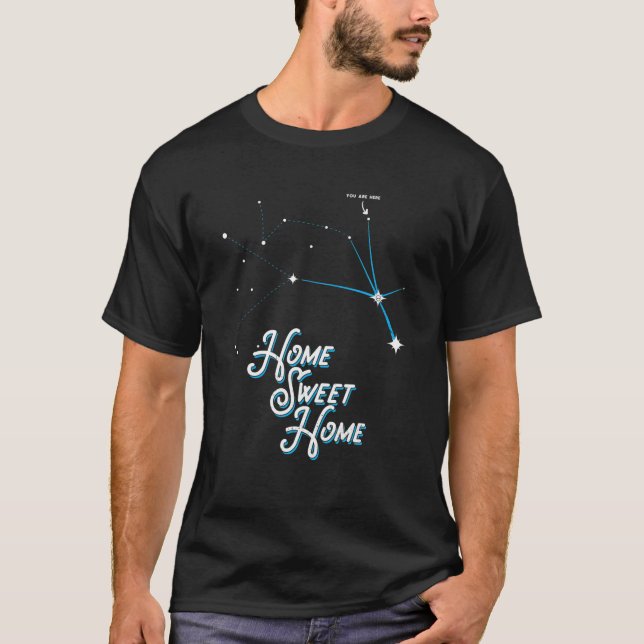 Home Sweet Home Zeta Reticuli Alien Betty Backe St T Shirt (Framsida)