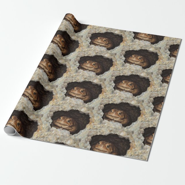 Home Sweet Toad Home Presentpapper (Utrullad)