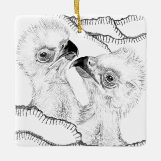 HOME SWFL EGLE NEST VIPS MYCKET VIKTIGA PATIENTER JULGRANSPRYDNAD KERAMIK (Framsida)