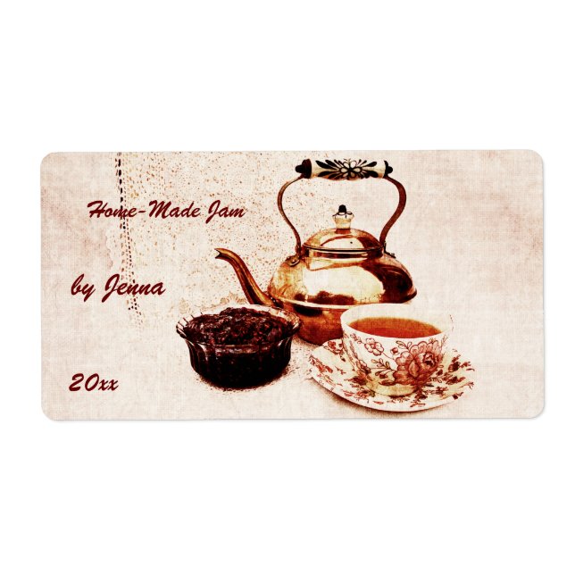 Home-Sylt - alla smakämnen som används i konservbu Fraktsedel (Framsidan)