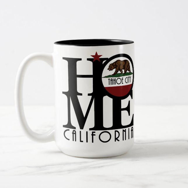 HOME Tahoe City California 15oz Två-Tonad Mugg (Vänster)