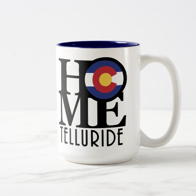 HOME Telluride Colorado 15oz Två-Tonad Mugg (Höger)