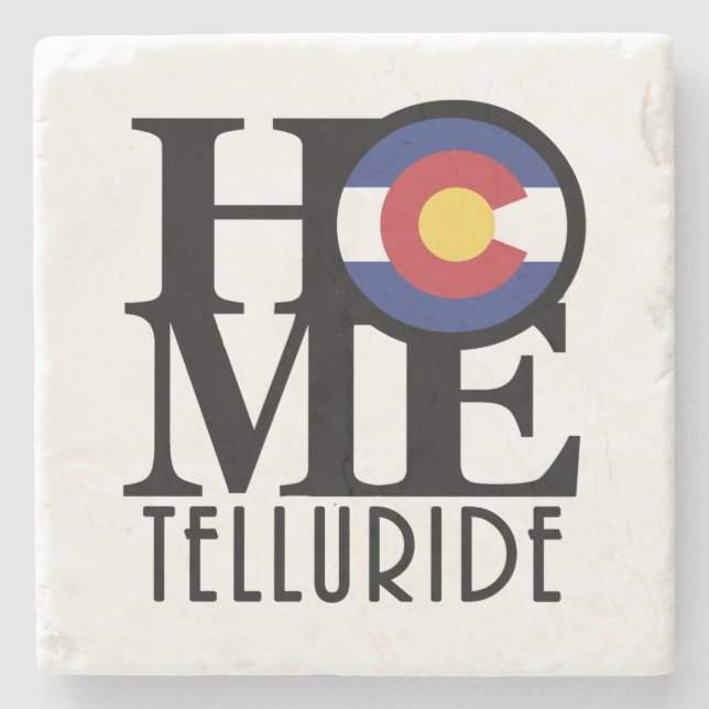HOME Telluride Colorado Stenunderlägg (Framsidan)