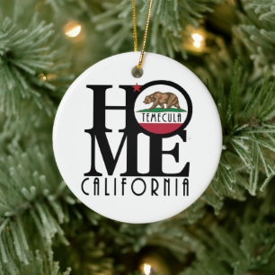 HOME Temecula Kalifornien Julgransprydnad Keramik