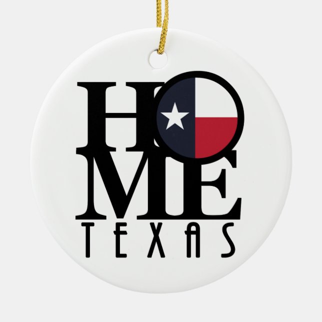HOME Texas Julgransprydnad Keramik (Framsidan)