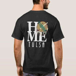 HOME Tulsa Oklahoma (återtryck) T Shirt