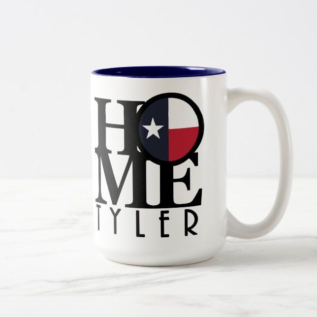 HOME Tyler Texas 15oz Två-Tonad Mugg (Höger)