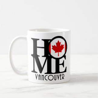 HOME Vancouver (Canadian Flagga) 11oz Kaffemugg
