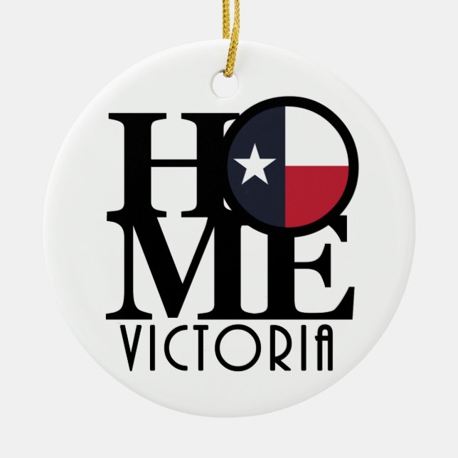 HOME Victoria Texas Julgransprydnad Keramik (Framsidan)