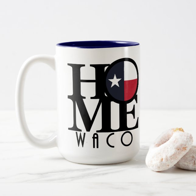 HOME Waco Texas 15oz Two-Tone Coffee Mugg (Med munk)