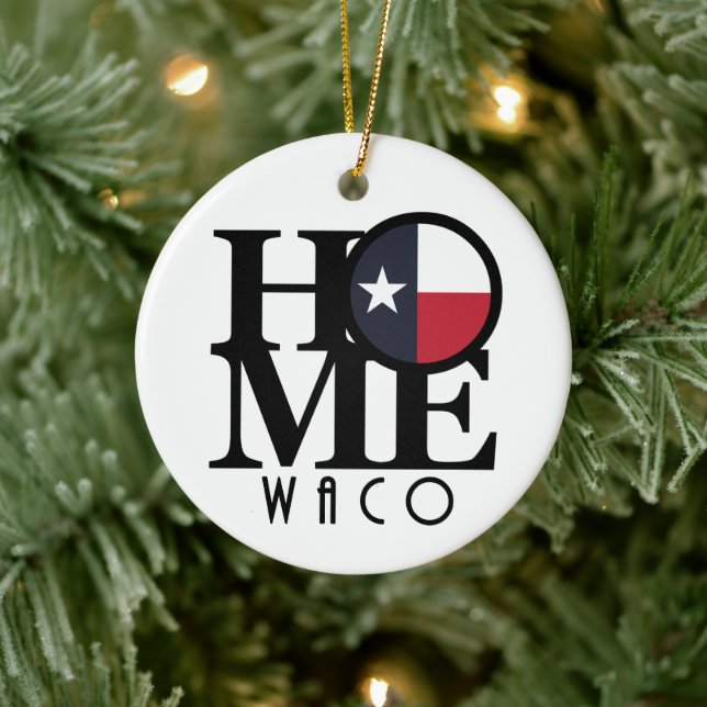 HOME Waco Texas Julgransprydnad Keramik (Träd)