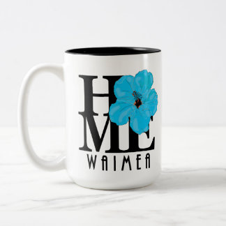 HOME Waimea Blue Hibiscus 15oz Två-Tonad Mugg