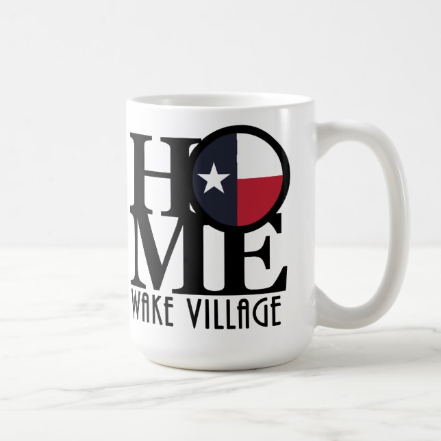 HOME Wake Village Texas 15oz Kaffemugg (Höger)