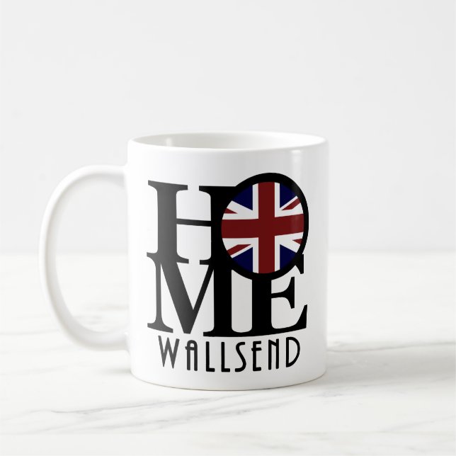 HOME Wallsend England 11oz Kaffemugg (Vänster)