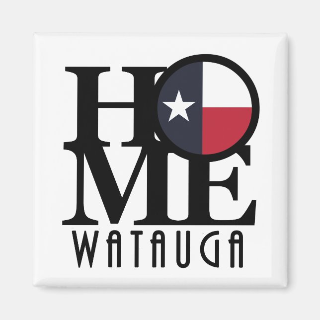 HOME Watauga Texas Magnet (Framsidan)
