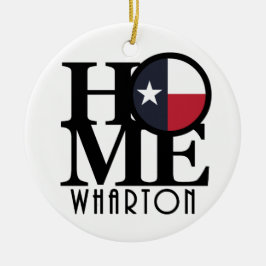 HOME Wharton Texas Julgransprydnad Keramik