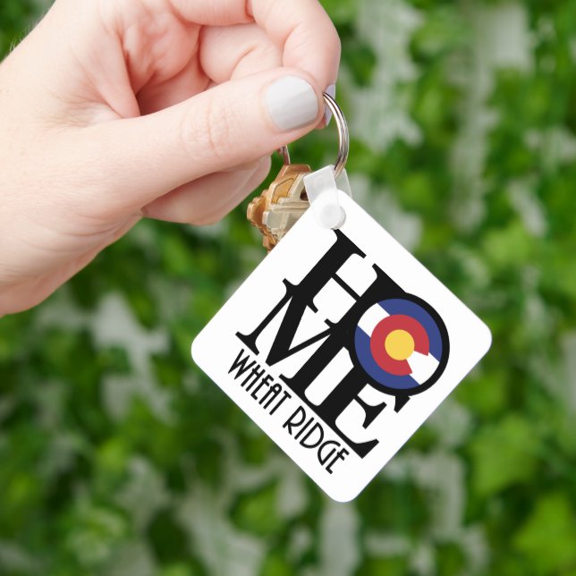 HOME Wheat Ridge Colorado Nyckelring (Hand)