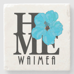 HOME Wiamea Blue Hibiscus Stenunderlägg