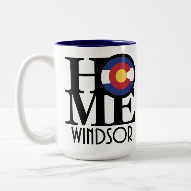 HOME Windsor Colorado 15oz Två-Tonad Mugg (Vänster)