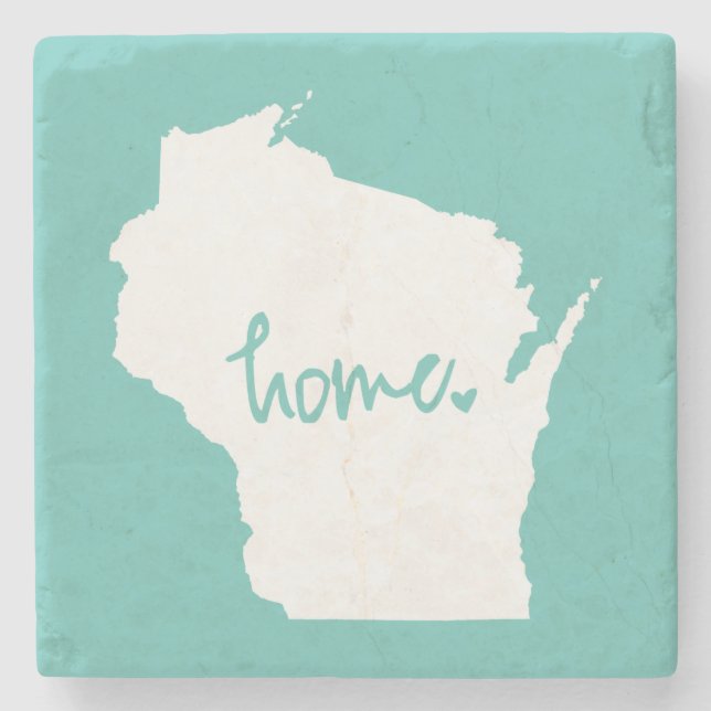 Home Wisconsin Anpassningsbar Färg Stenunderlägg (Framsidan)